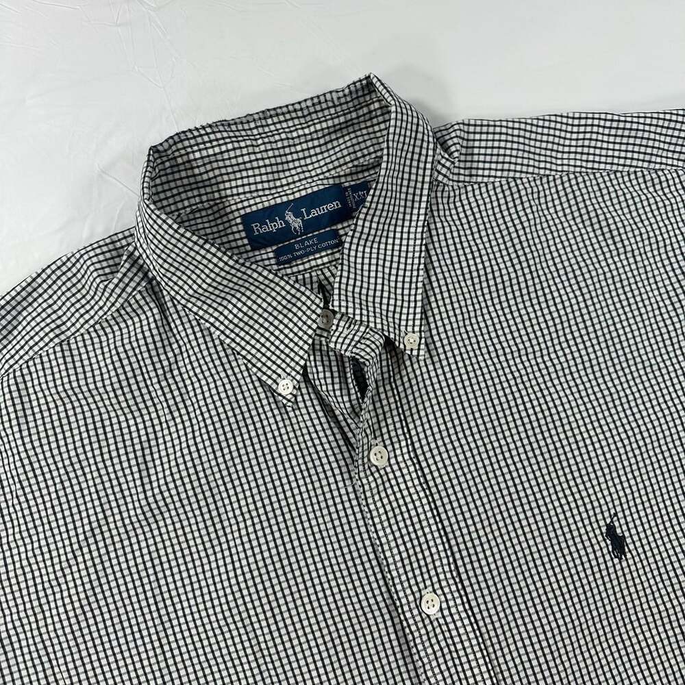 Polo Ralph Lauren Blake Gingham Check Long Sleeve Button-Up Shirt Men's XXL